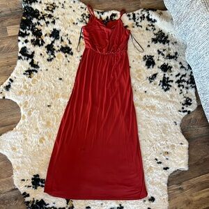 Women’s Rust colored  maxi dress
